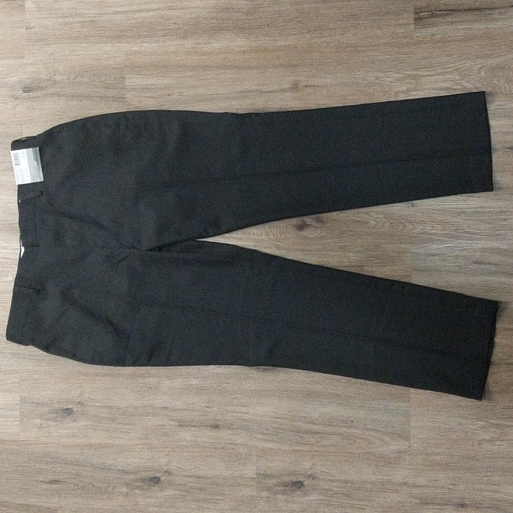 Mens Modern Fit Black Dress Pants